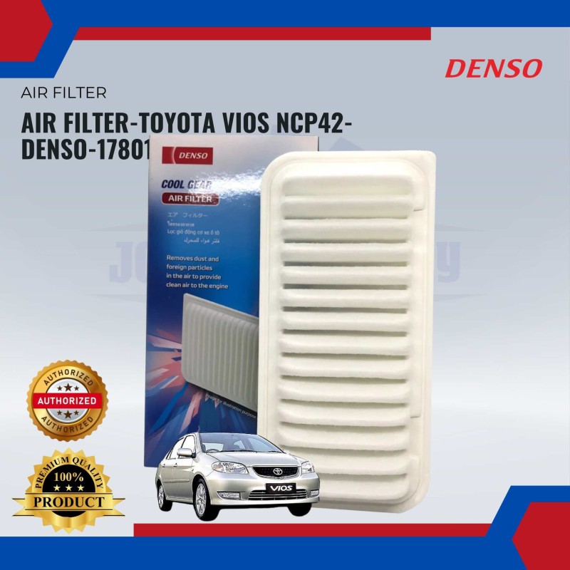 Air Filter-Toyota Vios NCP42-Denso-MA260300-07703Z-17801-0M010