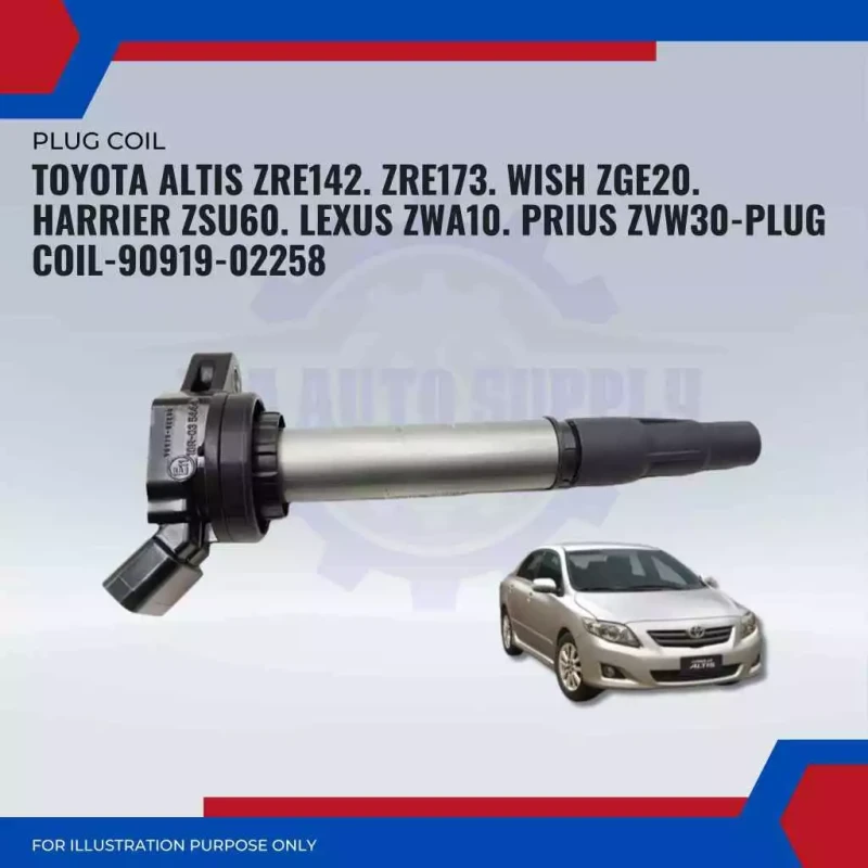 Toyota Altis ZZE122-ZZE141-ZZE142-Wish ZNE10-Ignition Coil-90919-02262