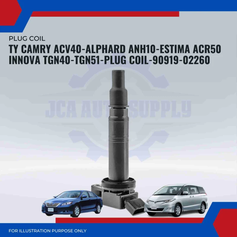 Toyota Camry ACV40-Alphard ANH10-ANH20-Estima ACR50-Innova TGN40-TGN51-TGN140-Ignition Coil-90919-02260