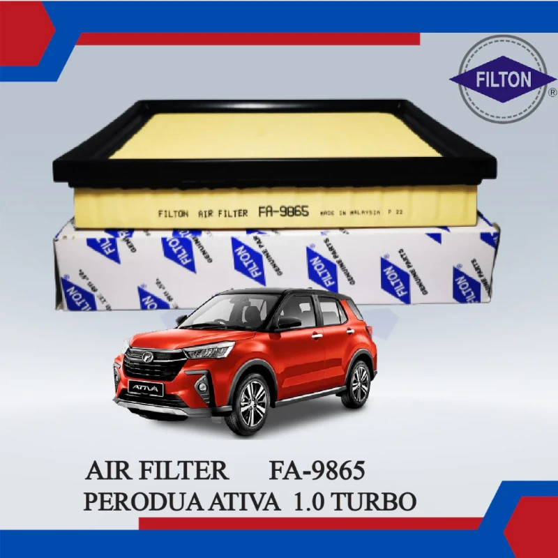 Air Filter-Proton Ativa 1.0 Turbo-FILTON-FA-9865-17801-BZ110