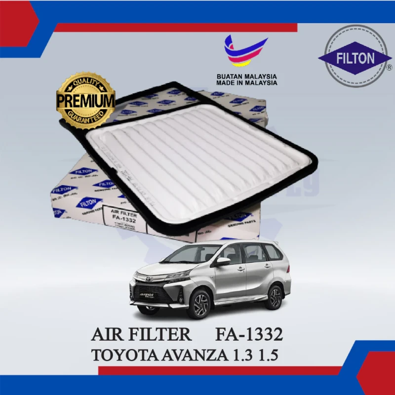 Air Filter-Toyota Avanza 1.3-1.5-Rush-FILTON-FA-1332-17801-BZ050-17801-BZ060