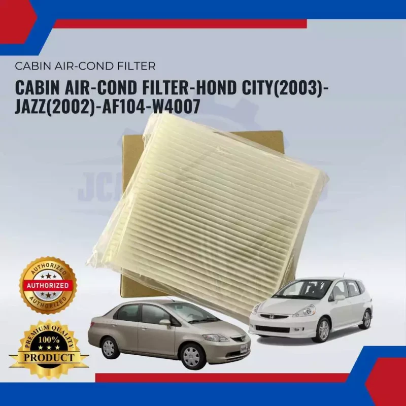 Cabin Air-Cond Filter-Honda City(2003)-Jazz(2002)-AF104-W4007