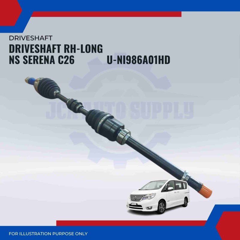Driveshaft RH Long-Nissan Serena C26-Anshin-U-NI986A01HD