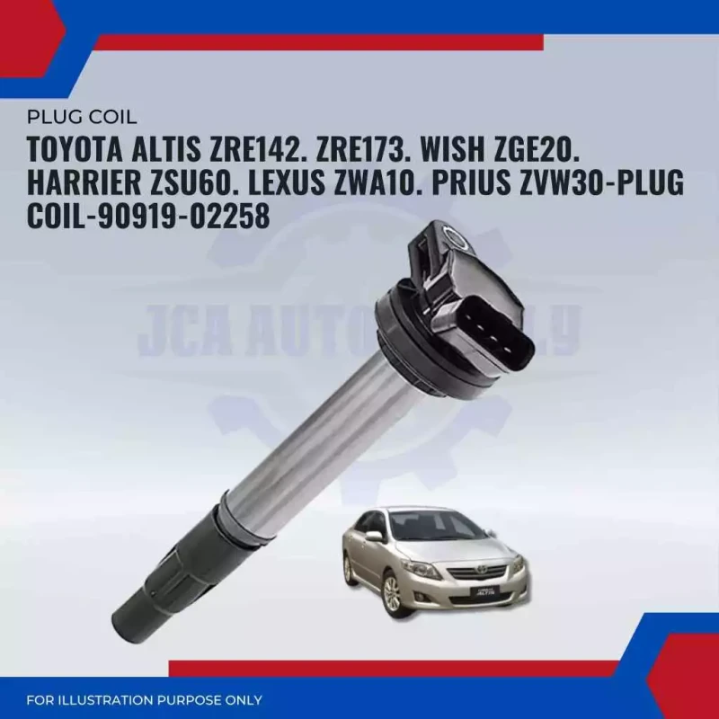 Toyota Altis ZRE142-ZRE173-Wish ZGE20-Harrier ZSU60-Lexus ZWA10-Prius ZVW30-Ignition Coil-90919-02258