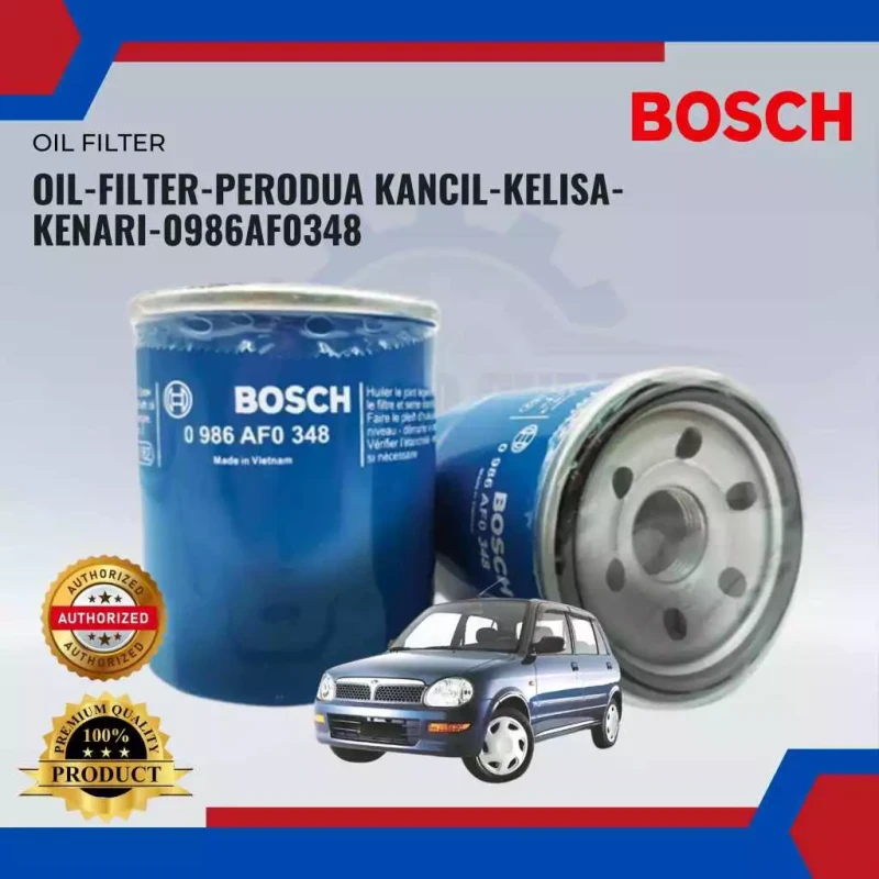 Bosch Oil Filter-Perodua Kancil. Kelisa. Kenari-0986AF0348