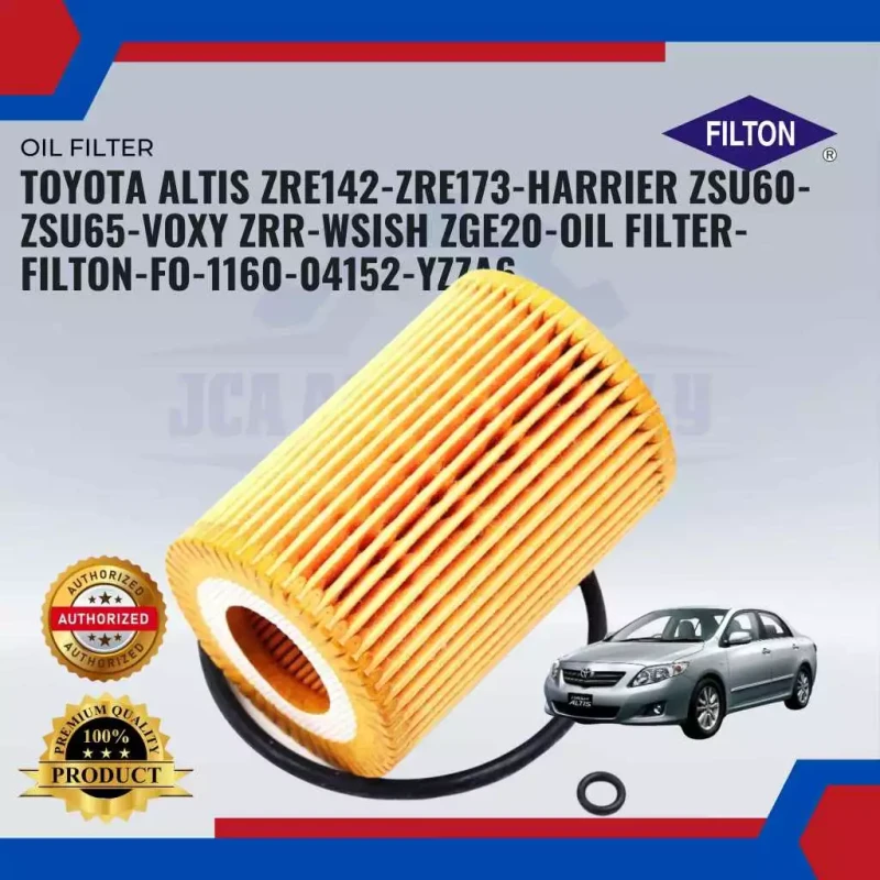 Oil Filter-Toyota Altis ZRE142-ZRE173-Harrier ZSU60-ZSU65-Voxy ZRR-Wish ZGE20-Filton-FO-1160-04152-YZZA6