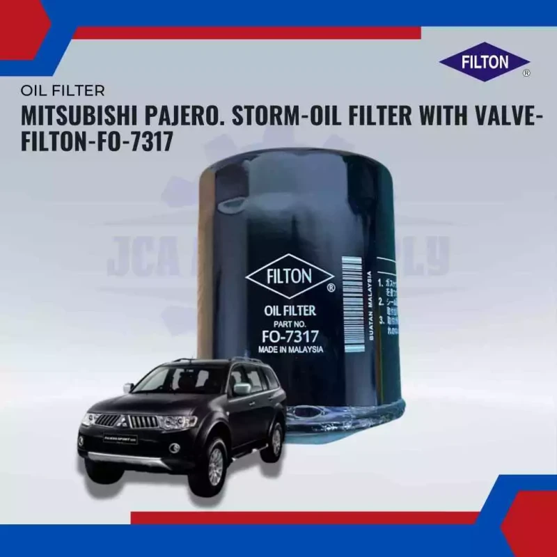 Oil Filter With Valve-Mitsubishi Pajero. Storm-Filton-FO-7317