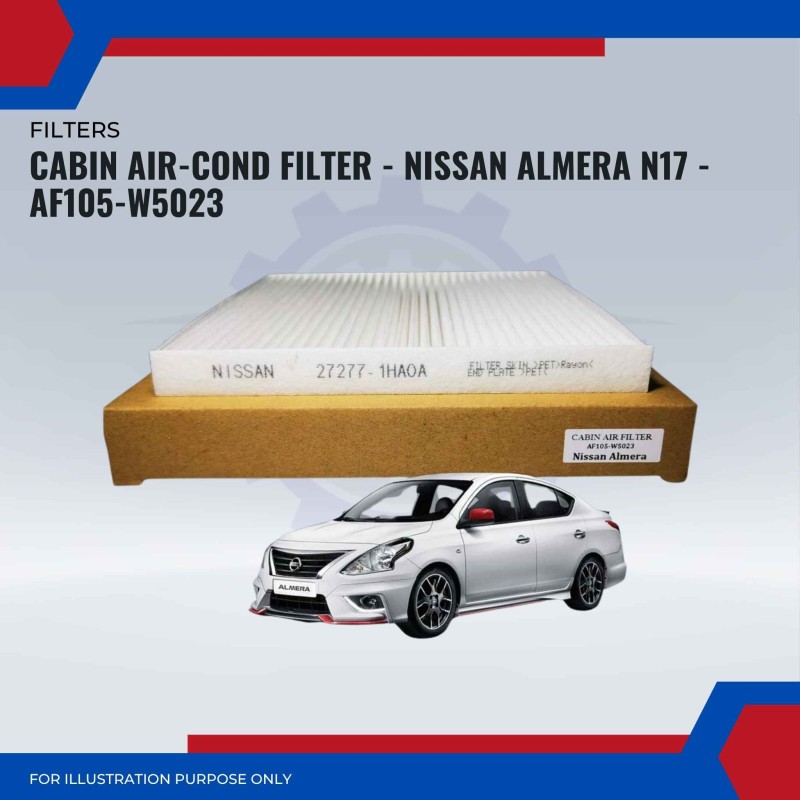 Cabin Air-Cond Filter-Nissan Almera N17-AF105-W5023